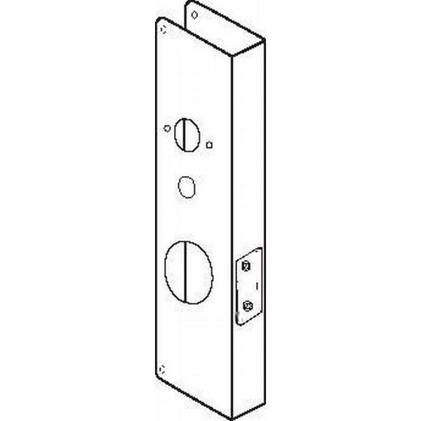 Classic Wrap Around for Cylindrical Door Lock with 2-1/8" Hole with 2-3/8" Backset and 1-3/4" Door